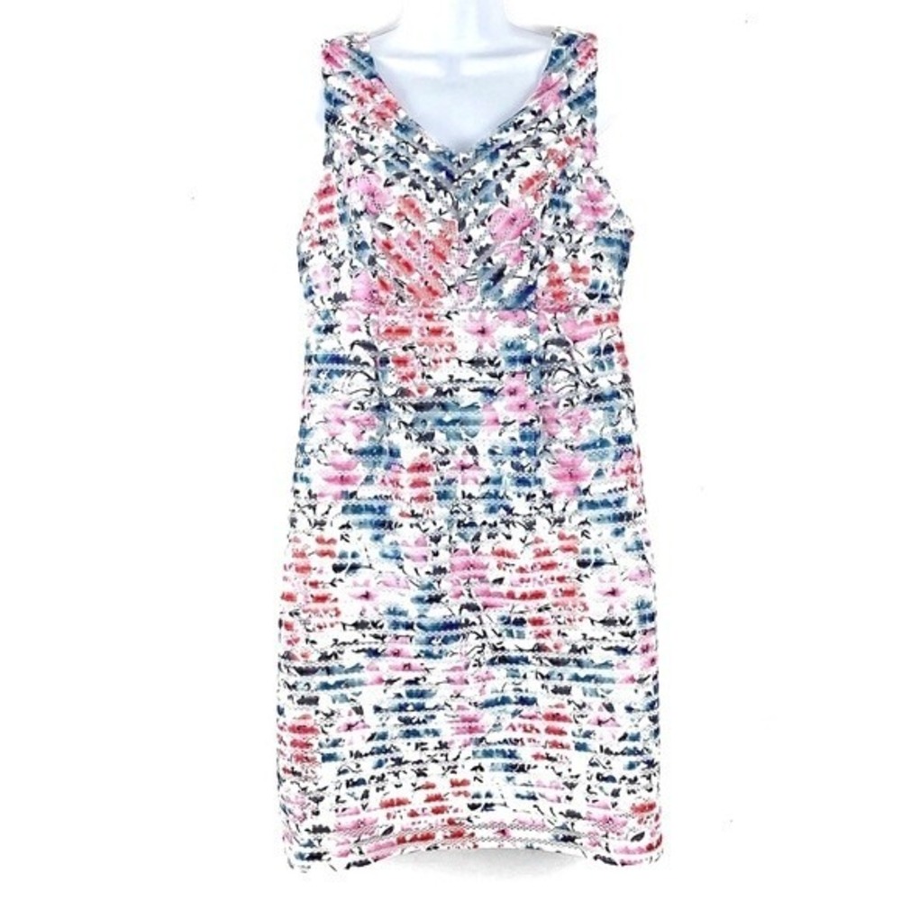 Motherhood Maternity Size Medium Sleeveless Floral Dress Back Zipper